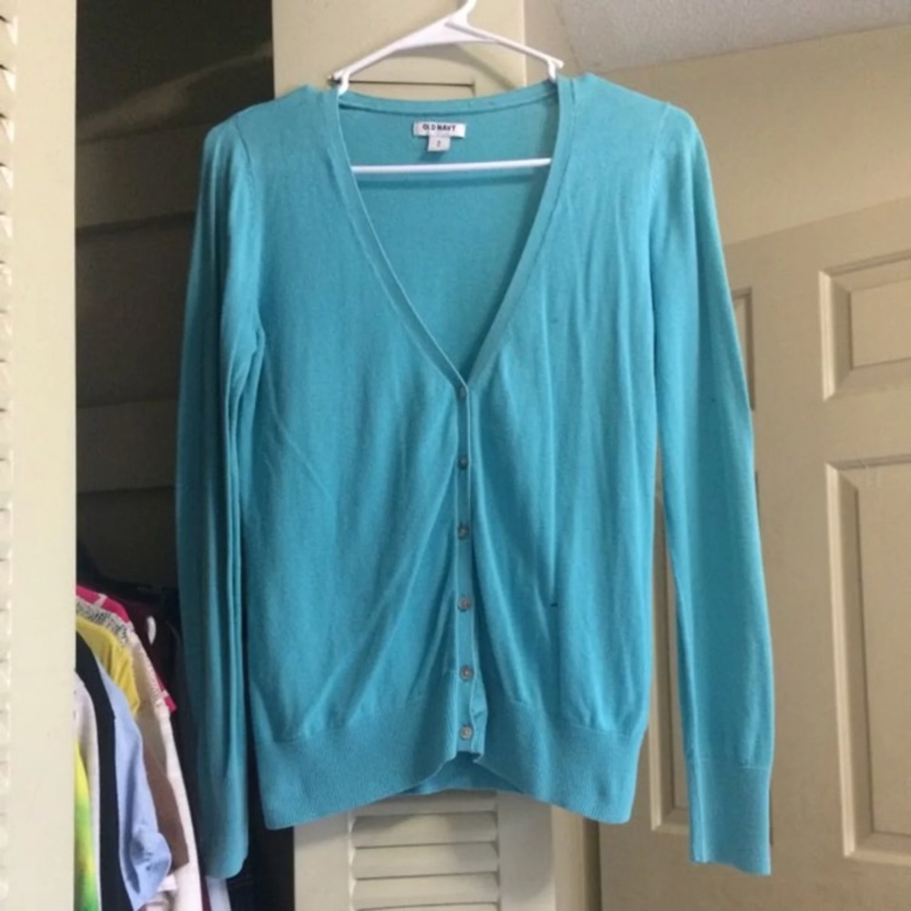 Blue Button Up - Old Navy